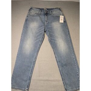 True Religion Bobby Relaxed Baggy Jeans Brilliant Medium Wash Mens 34x32 109182